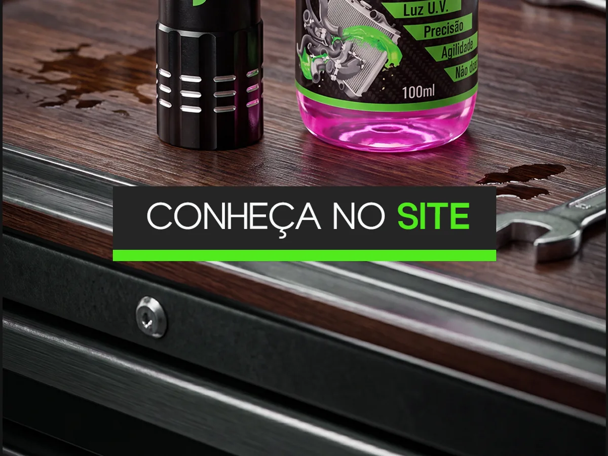 Kit RadLumi Leak Finder com lanterna UV